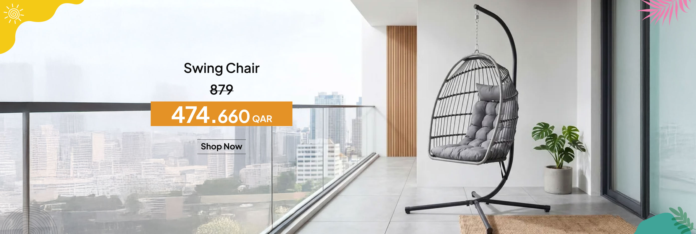 SSQ26-OD-CB-Swing Chair