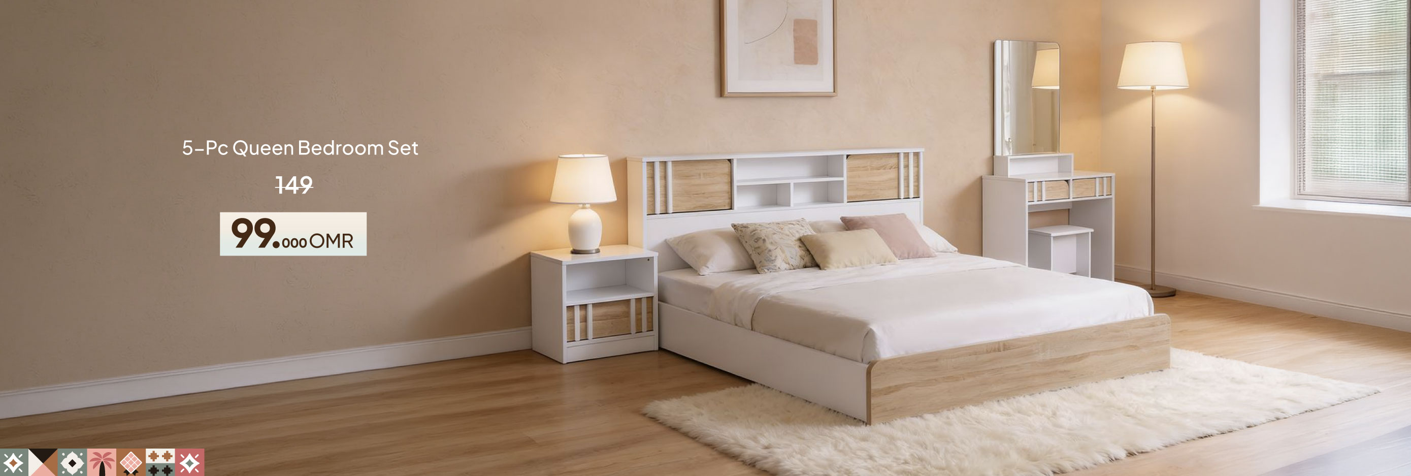 NASO26-BR-CB-5-Pc King Bedroom Set