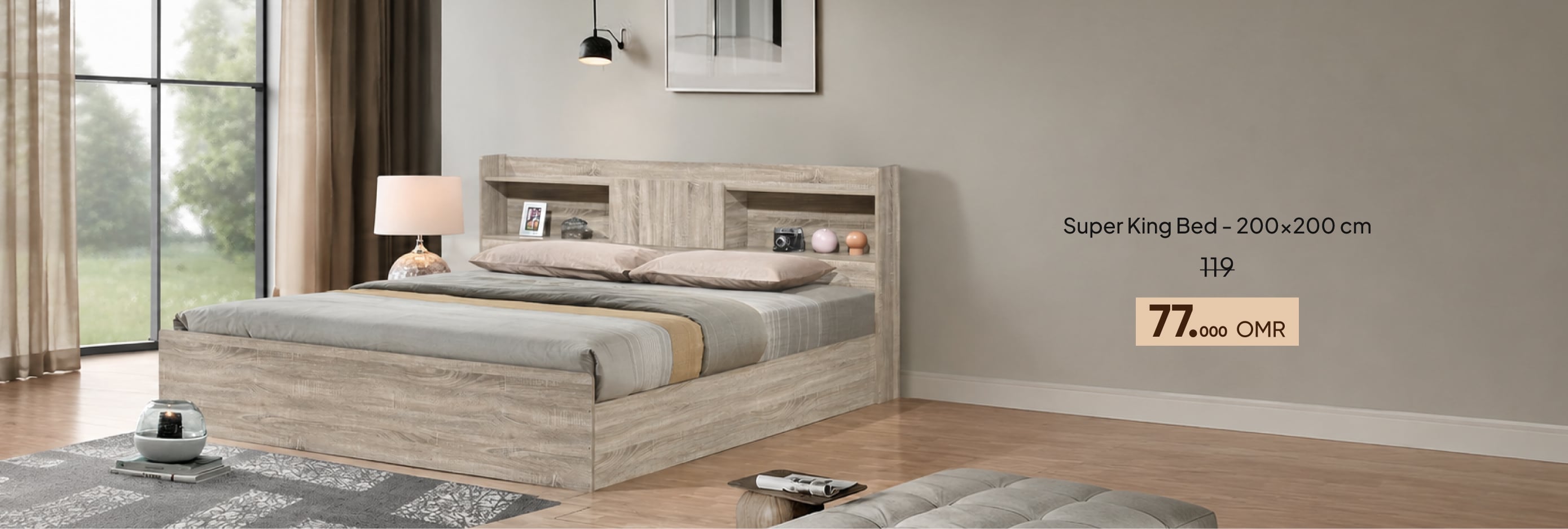 BAHO26-BR-CB-Super King Bed