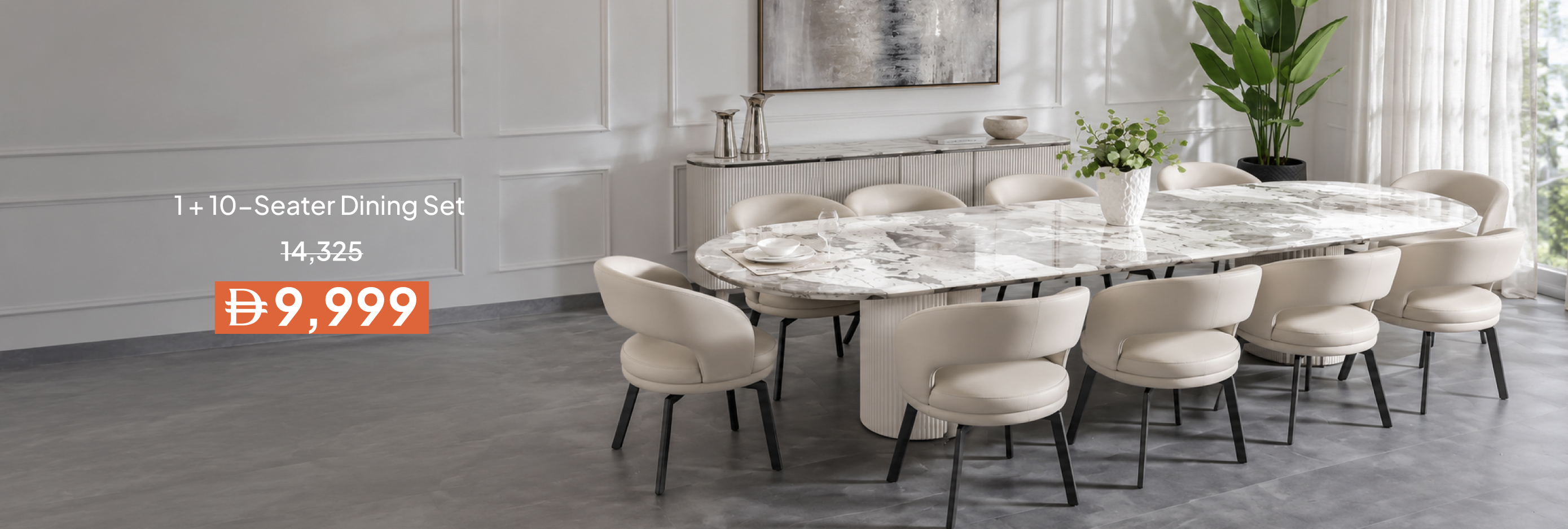 SSSU26-DR-CB-1+10-S Dining Set