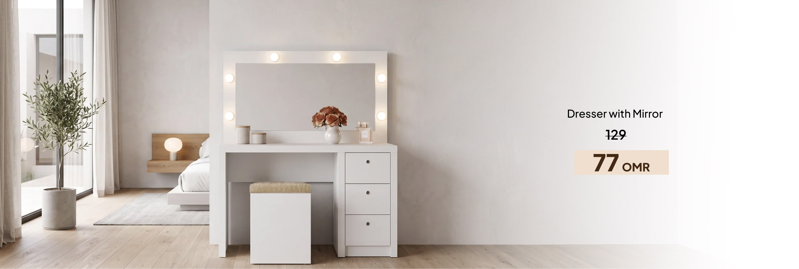 BARO26-BRA-CB-Dresser with Mirror