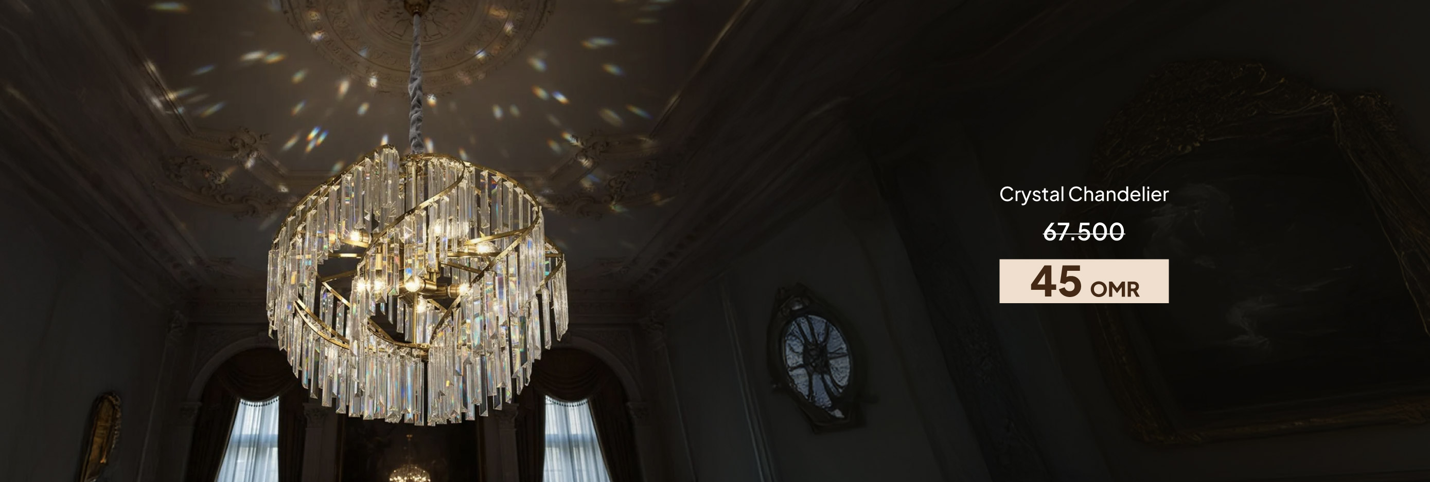 BARO26-L-CB-Crystal Chandelier