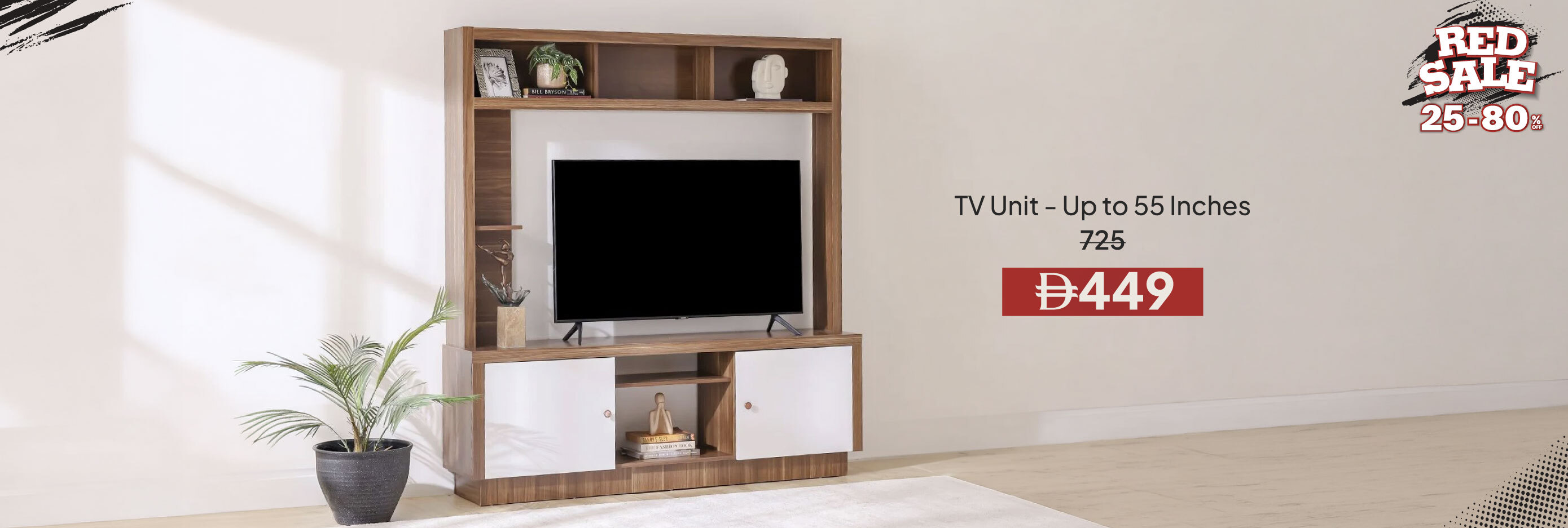 RSU26-LR-CB-TV Unit - Up to 55 Inch