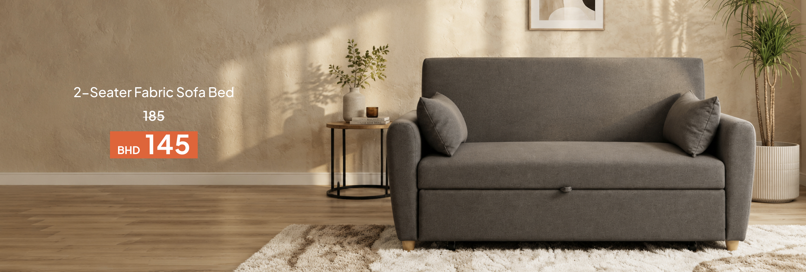 SSSB26-LR-CB-2-S Fabric Sofa Bed