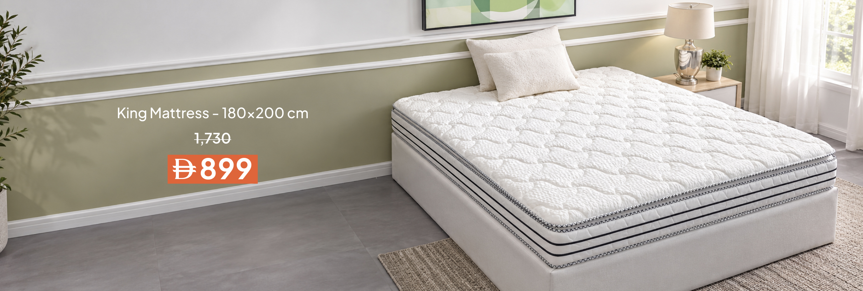 SSSU26-BR-CB-King Mattress -180x200