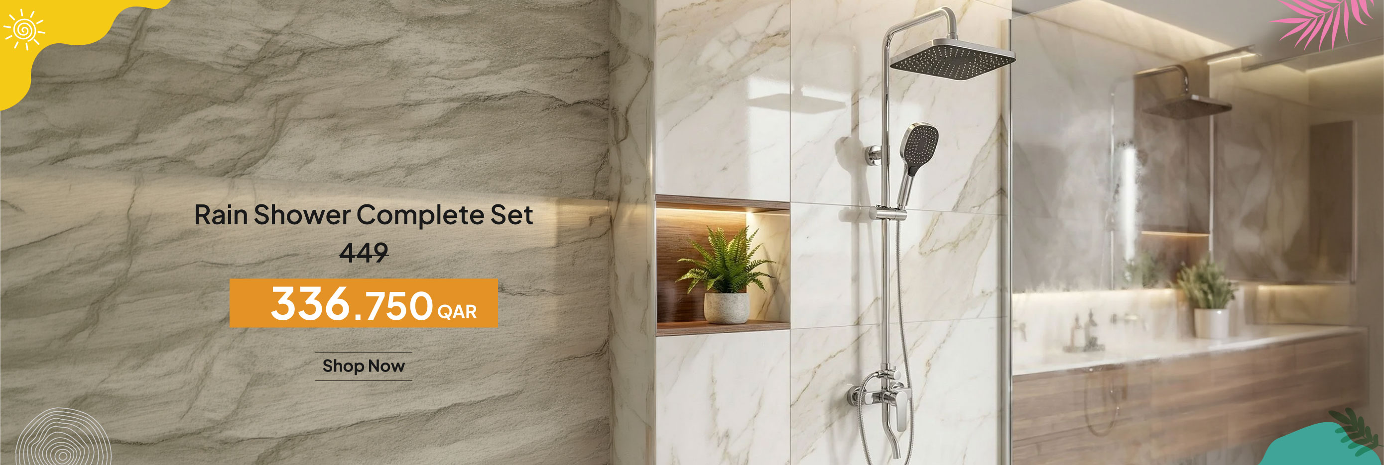 SSQ26-ST-CB-Ra Shower Complete Set