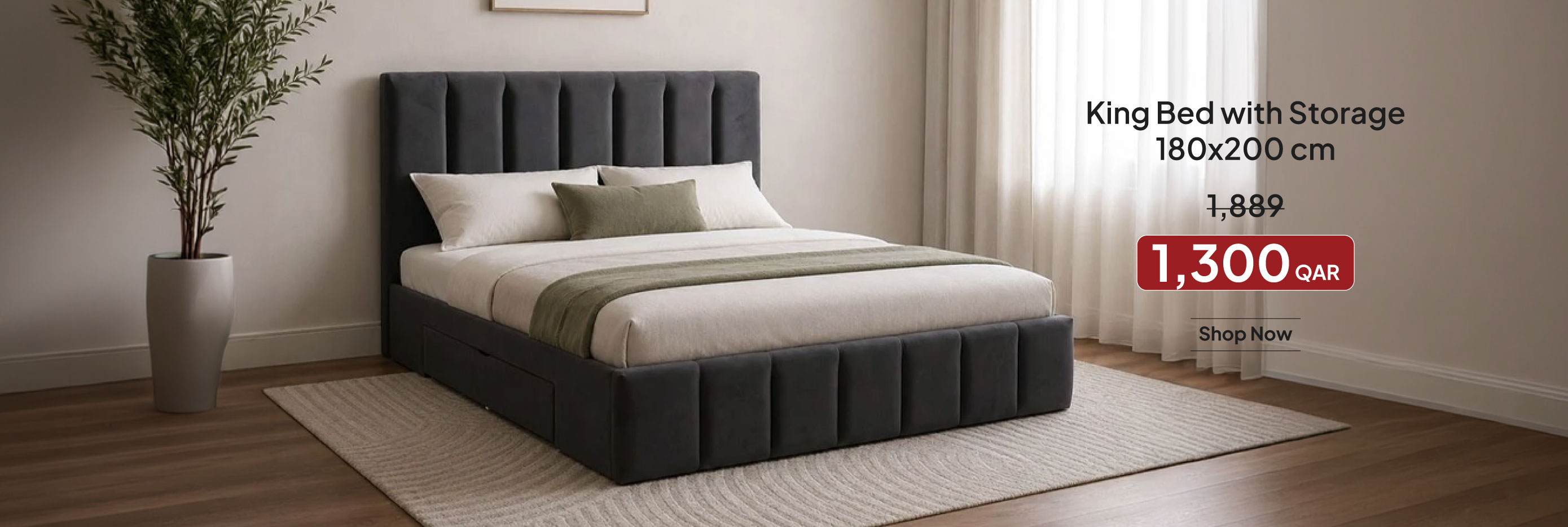 SOQ26-BR-CBA-King Bed w/Storage