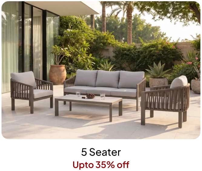 GRLPU26-Outdoor Sofa-5 Seater-w/%