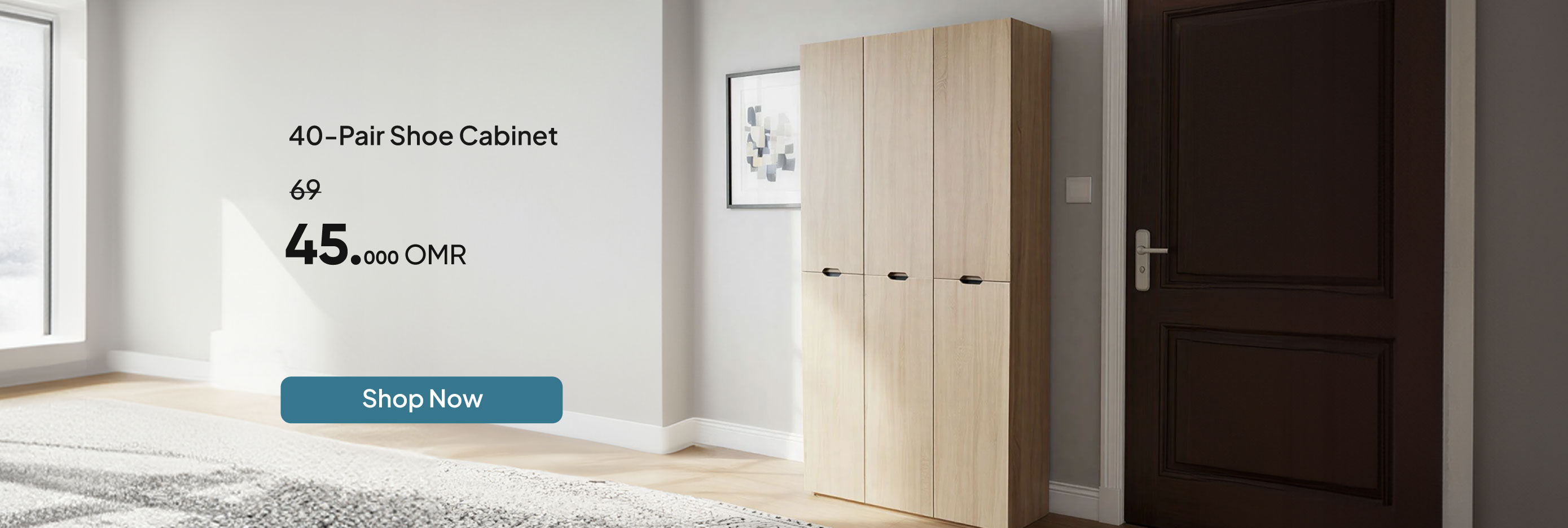 NSSO26-FA-CB-40-Pair Shoe Cabinet