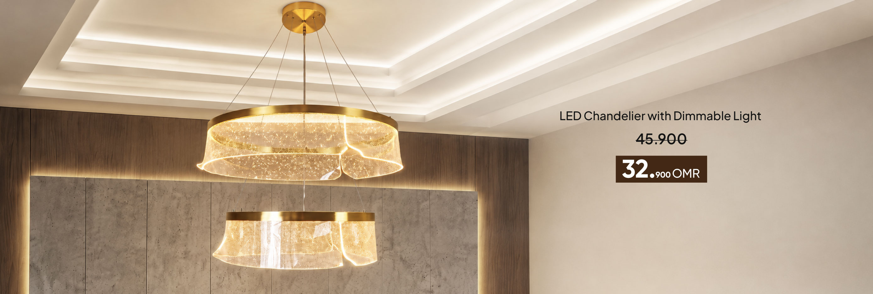 BADO26-L-CB-LED Chandelier with DL