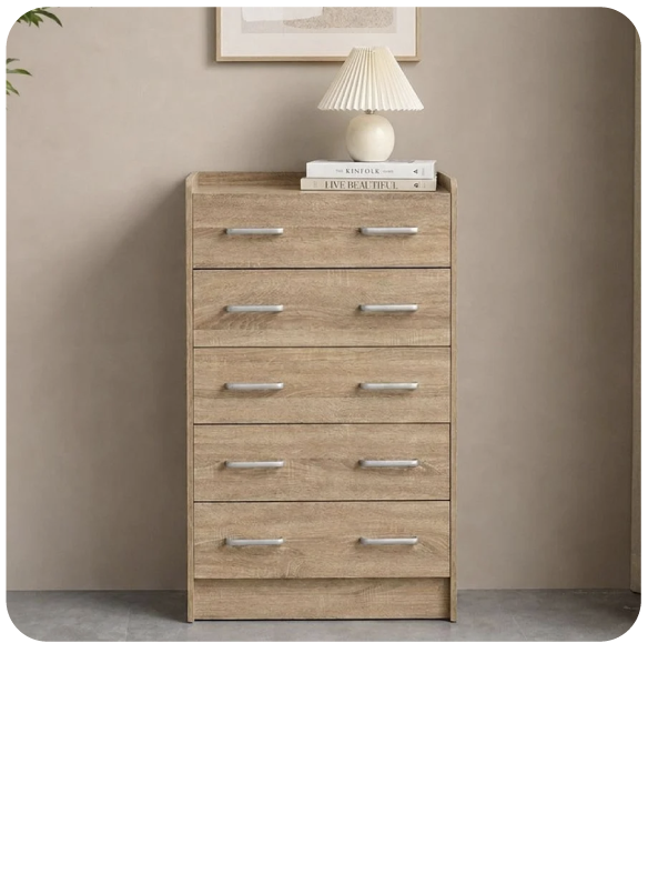 SFFU26-SD-Suprme Chest of 5 Drawers