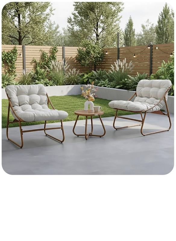 SFFU26-SD-1 + 2-Seater Balcony Set 