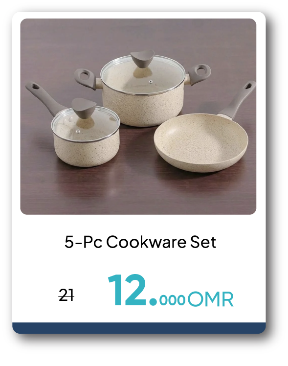 NSSO26-SD-5-Pc Cookware Set