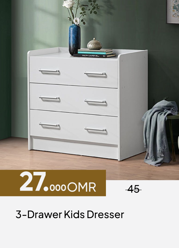 GESO26-SD-3-Drawer Kids Dresser