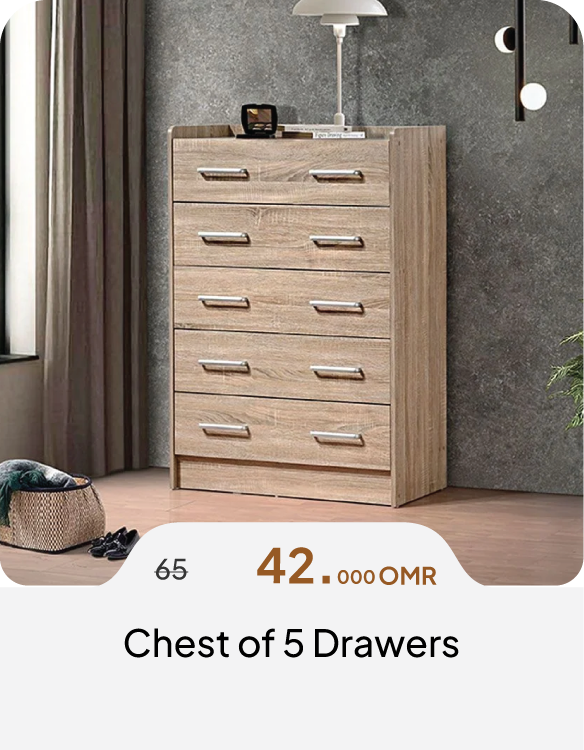 DABO26-SD-Chest of 5 Drawers