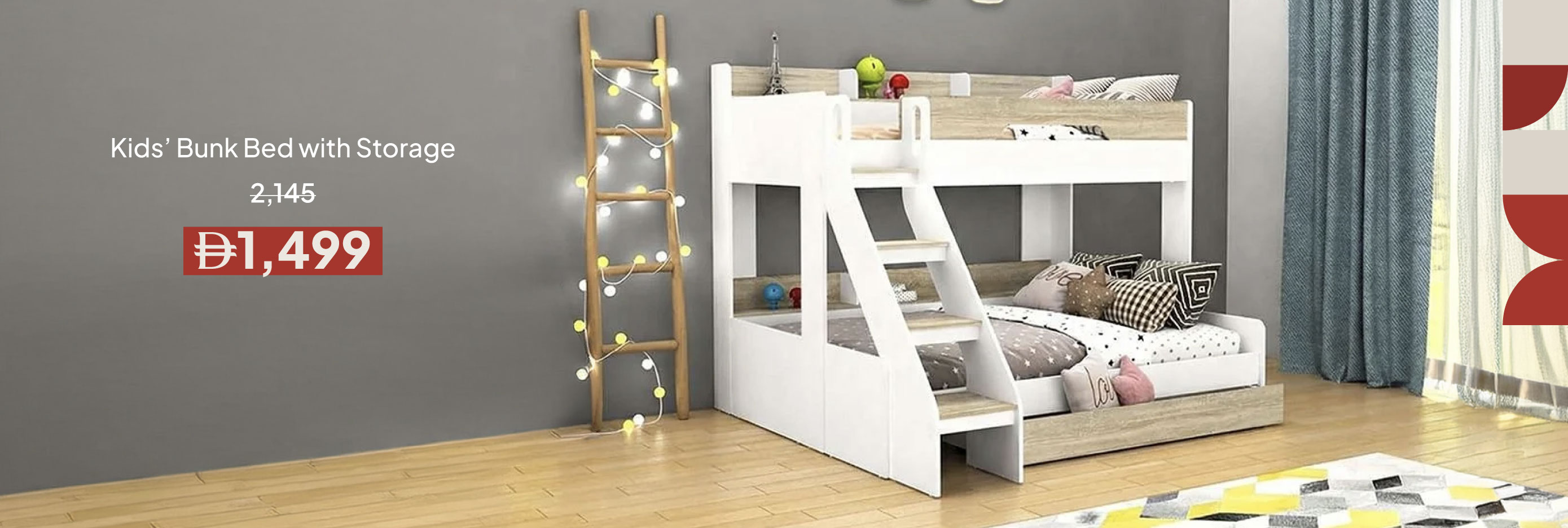 EHU26-Kids-CB-Kids’ Bunk Bed