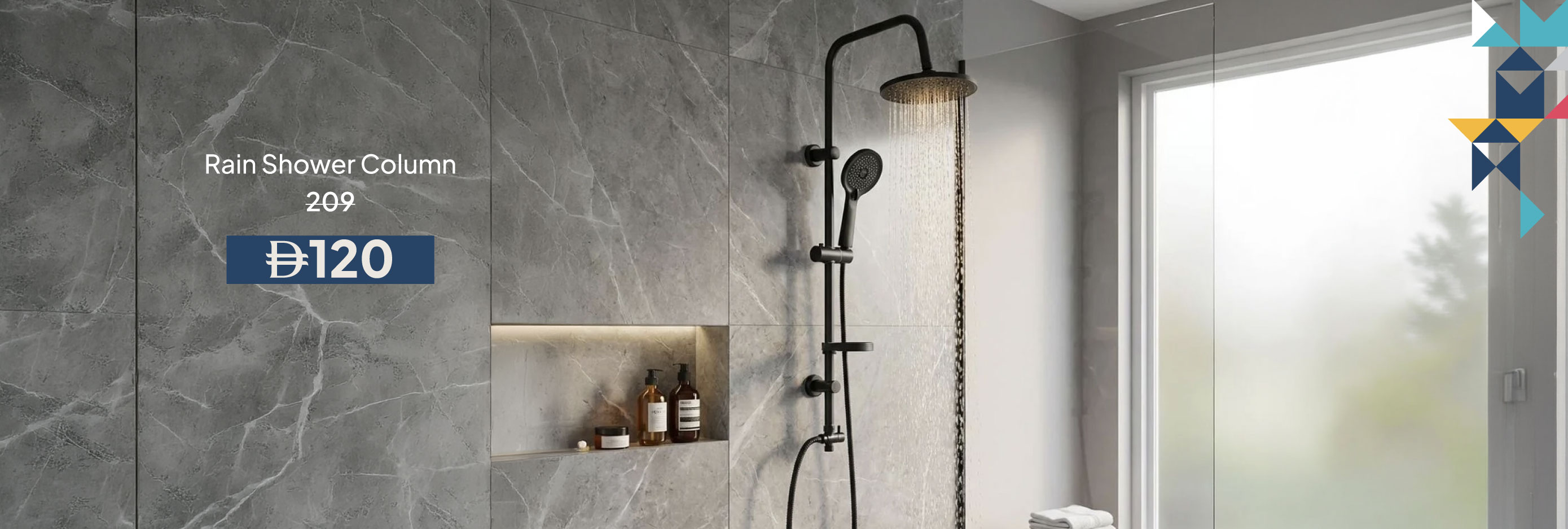 PWSU26-ST-CBJ-Rain Shower Column