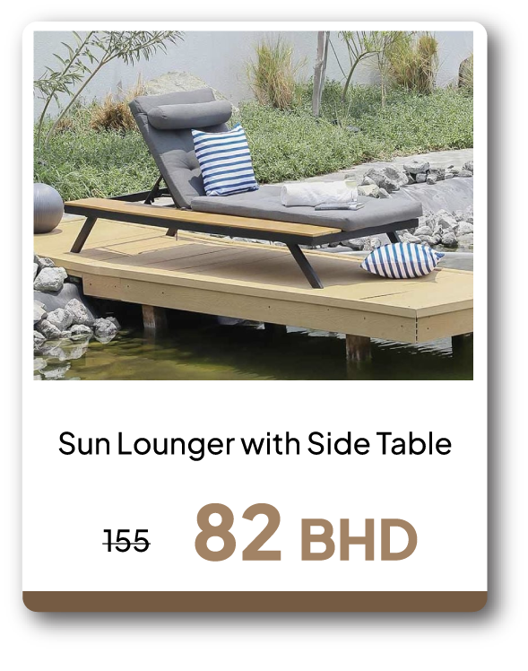 ESSB26-SD-F-Sun Lounger wSide Table