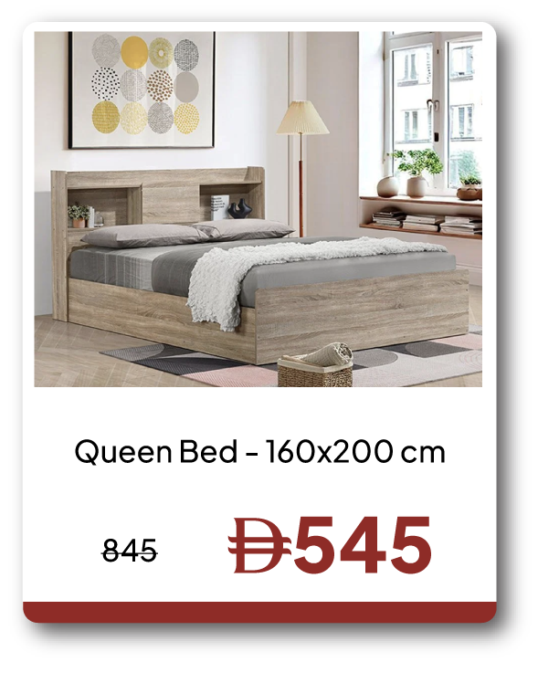 EHU26-SD-Queen Bed - 160x200 cm