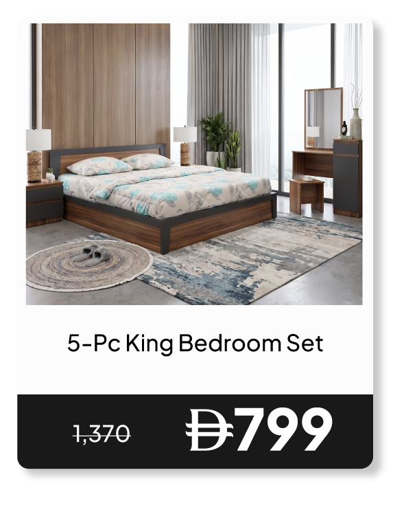 RSU26-SD-5-Pc King Bedroom Set