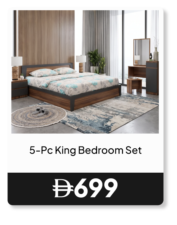 RSU26-SD-5-Pc King Bedroom Set