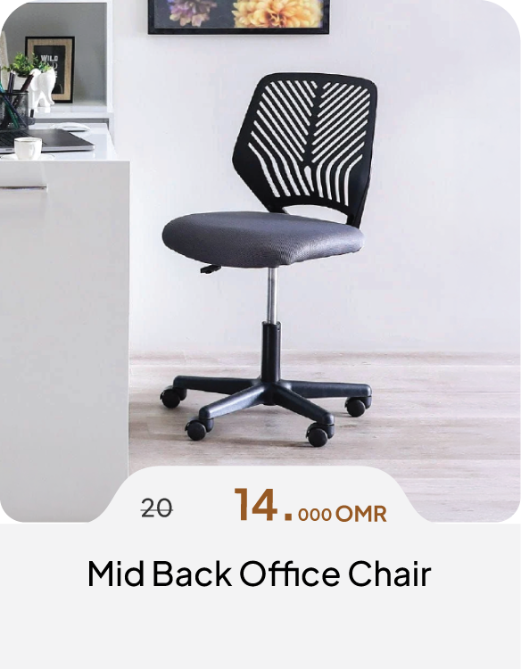 BAHO26-SD-Mid Back Office Chair