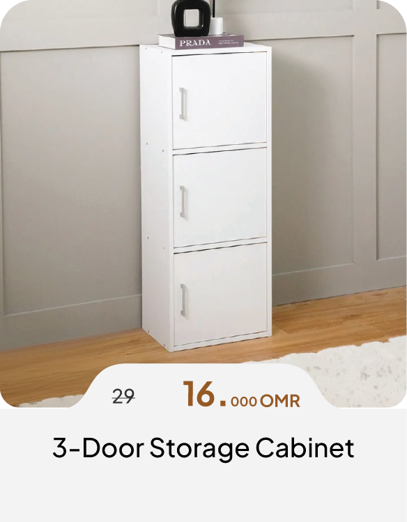 BAHO26-SD-3-Door Storage Cabinet 