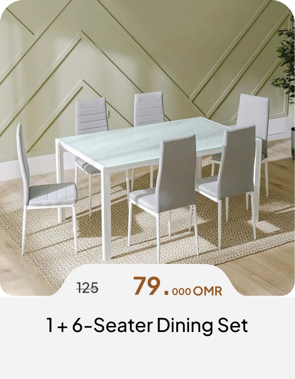 BAHO26-SD-1 + 6-Seater Dining Set 