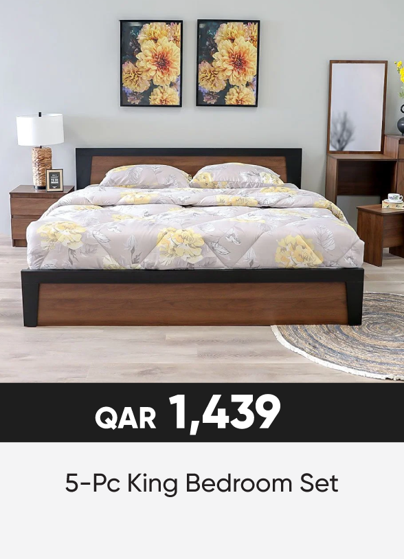 Q26-SD-5-Pc King Bedroom Set