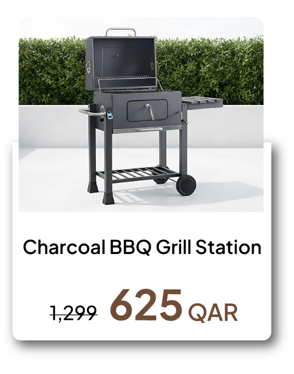 HFOQ26-SD-Charcoal BBQ Grill Stn