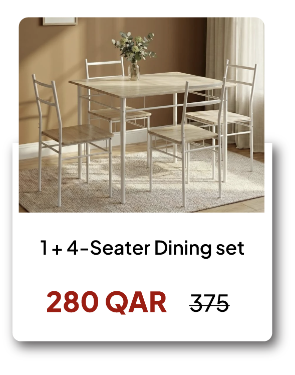SOQ26-SDJ-1 + 4-Seater Dining set