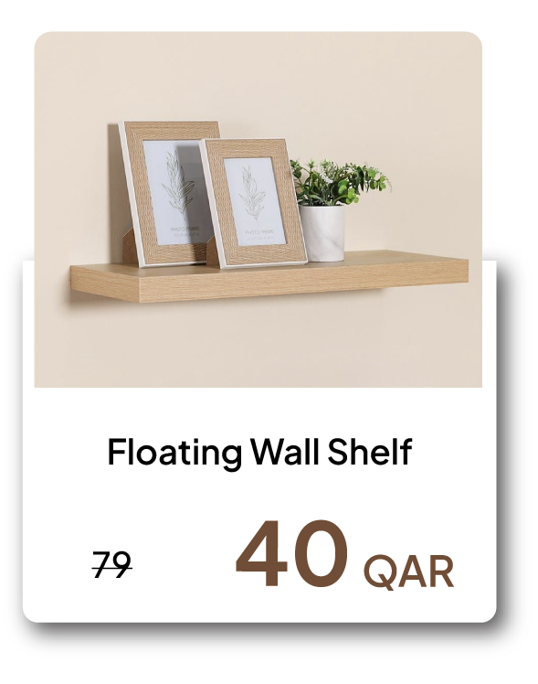 SOQ26-SDS-Floating Wall Shelf