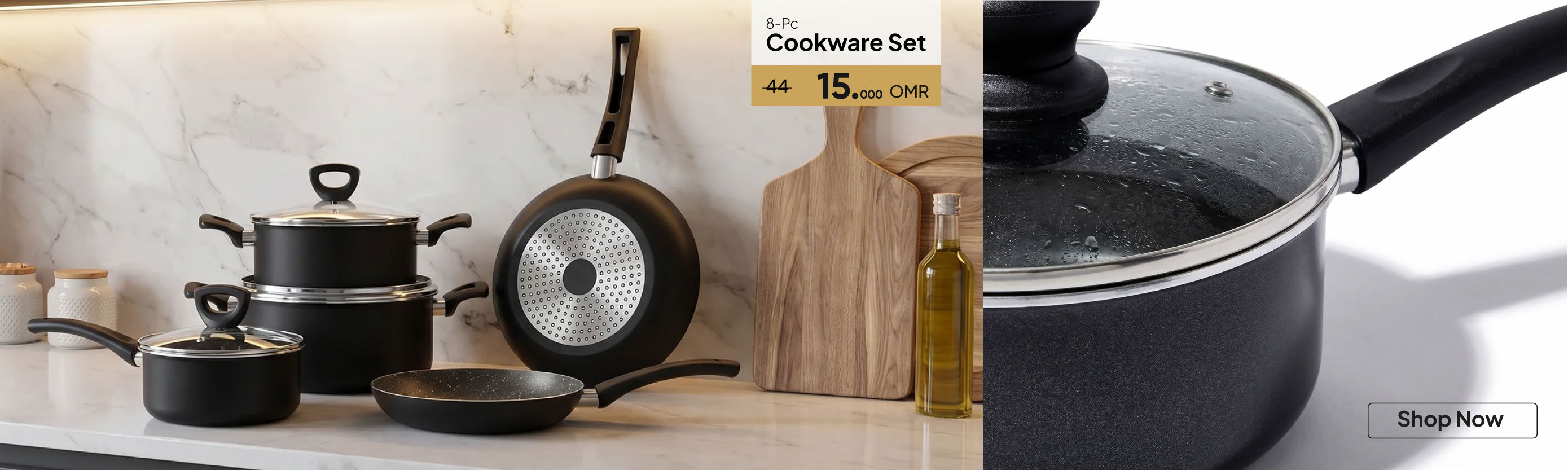 GESO26-KT-CB-8-Pc Cookware Set