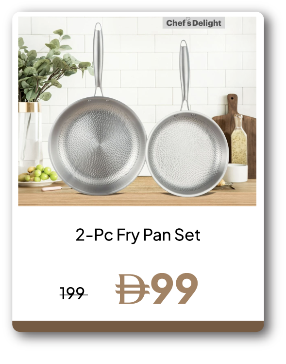 PRU26-SD-C&C-2-Pc Fry Pan Set