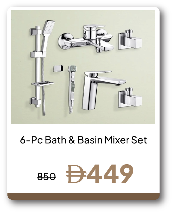 ESSU26-SD-6P Bath & Basin Mixer Set