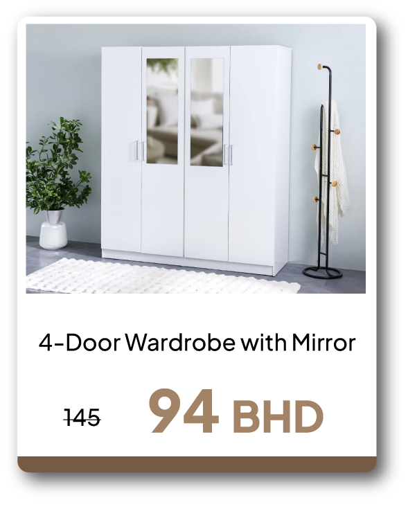 ESSB26-SD-F-4D Wardrobe with Mirror