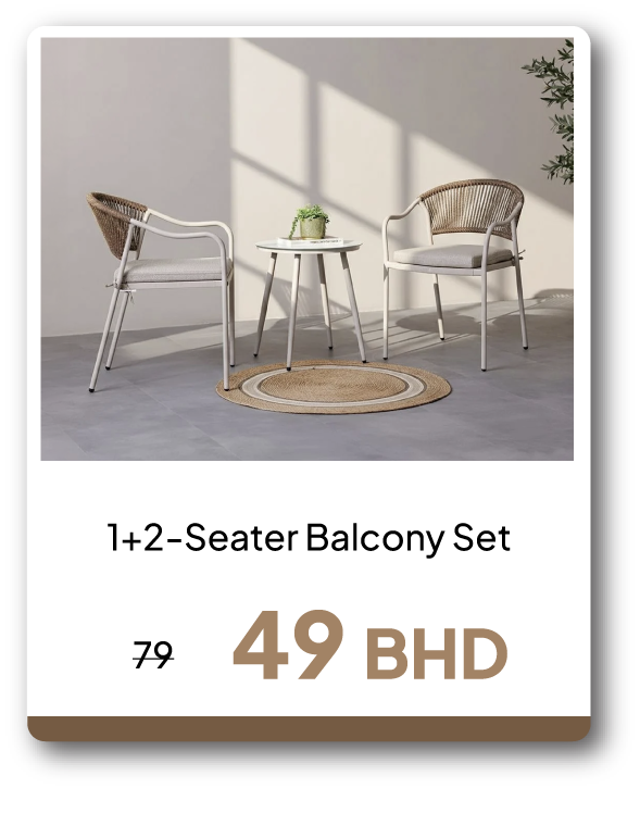 ESSB26-SD-F-1+2-Seater Balcony Set