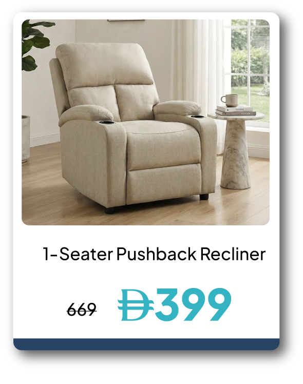 PWU26-SD-1-Seater Pushback Recliner