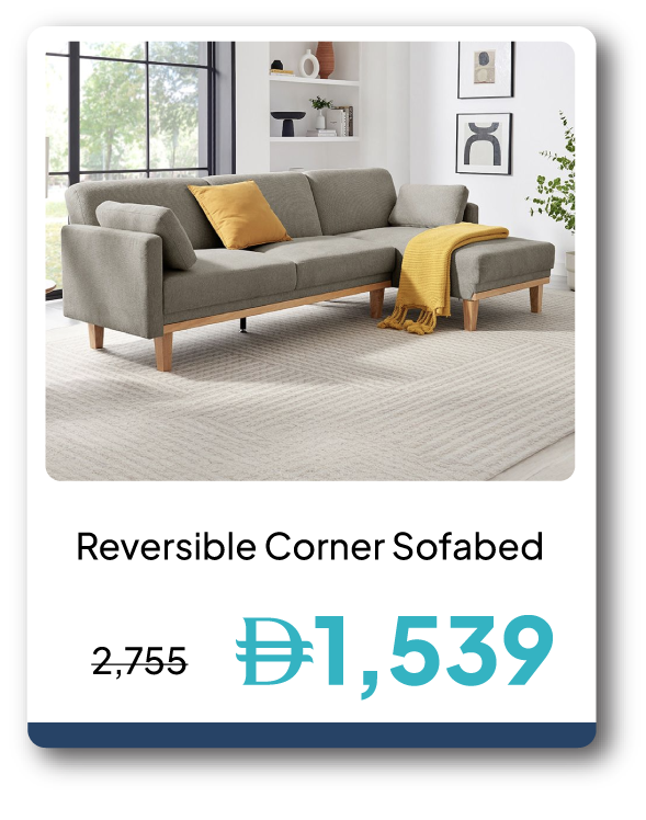 SRSU26-SD-Reversible Corner Sofabed