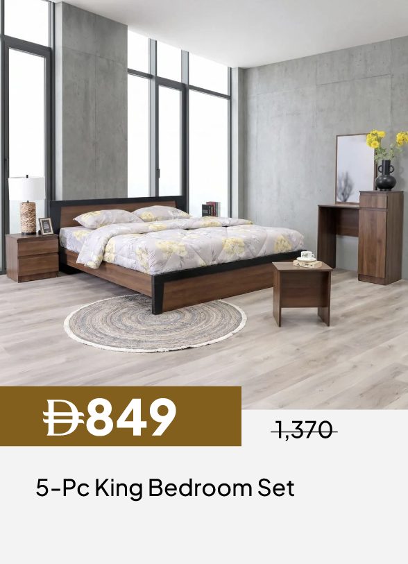 GESU26-SD-5-Pc King Bedroom Set