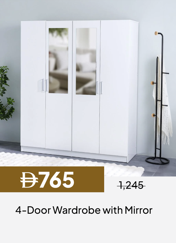 GESU26-SD-4-Door Wardrobe Mirror