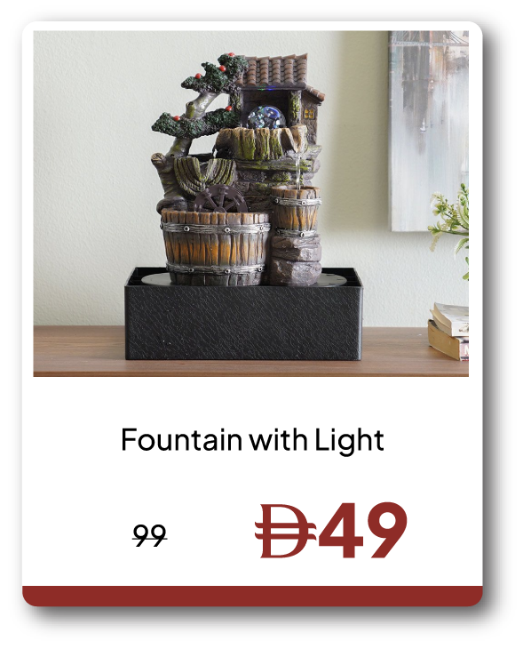 EHU26-SD-Fountain with Light 