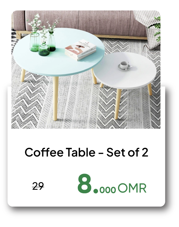 BAAO26-SD-Coffee Table - Set of 2