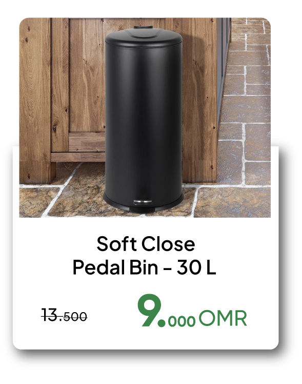 BAAO26-C&C-Soft Close Pedal Bin