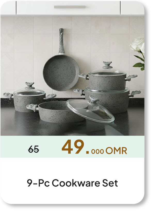 NASO26-C&C-9-Pc Alfa Cookware Set