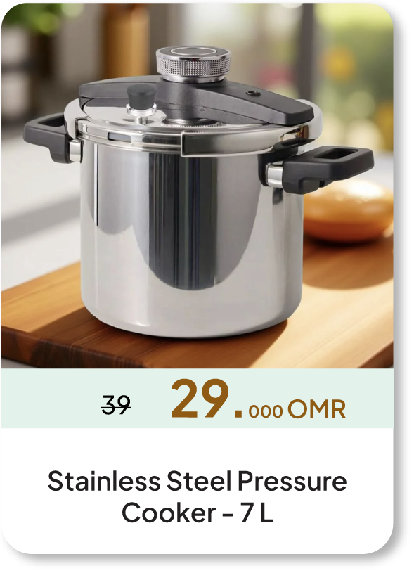 NASO26-C&C-SS Pressure Cooker - 7 L