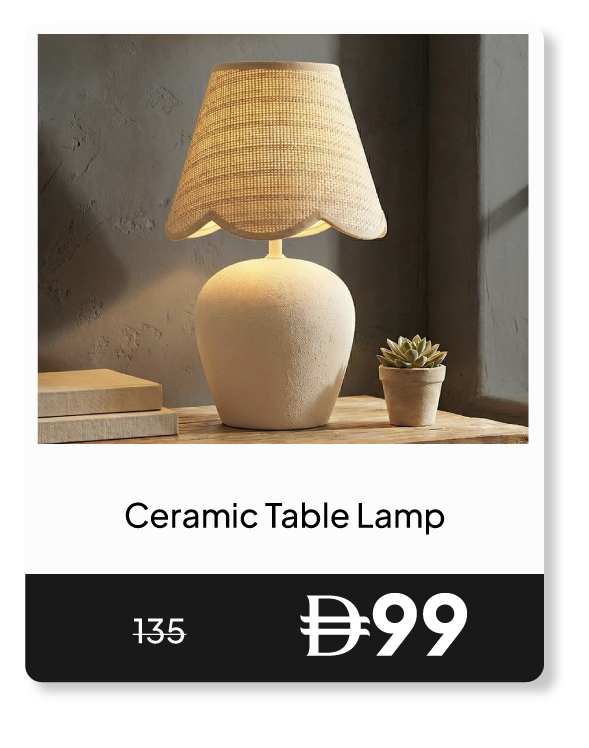 RSU26-SD-Ceramic Table Lamp