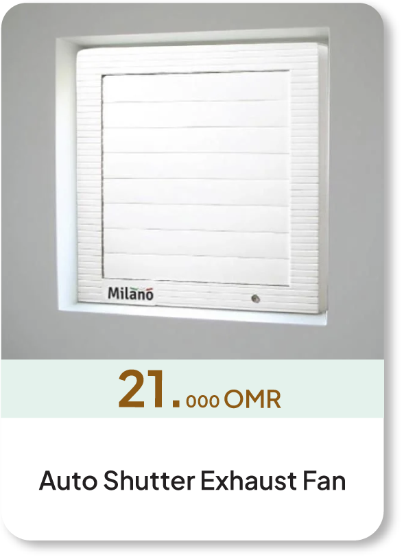 NASO26-C&C-Shutter Exhaust Fan 