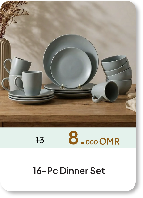 NASO26-C&C-Apolo 16-Pc Dinner Set