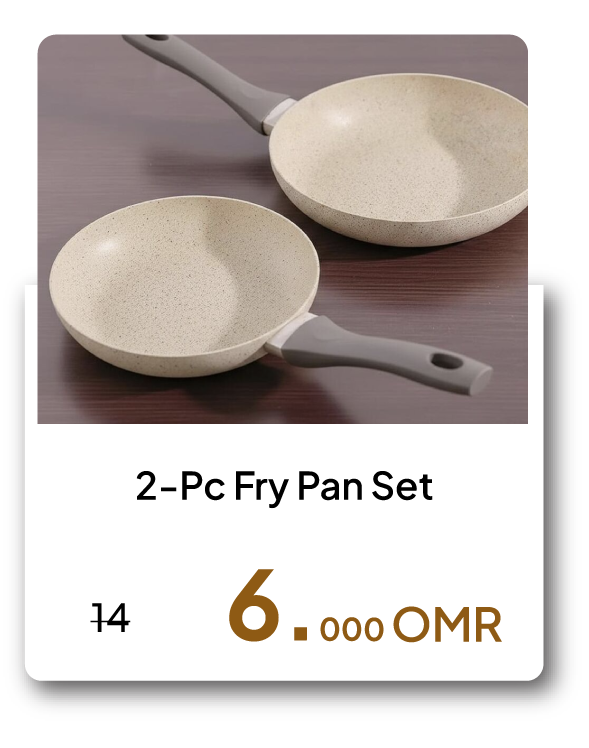 BARO26-C&C- 2-Pc Fry Pan Set 
